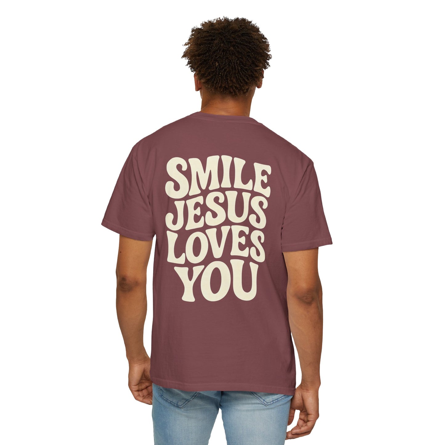 Smiley Jesus Loves You T-Shirt