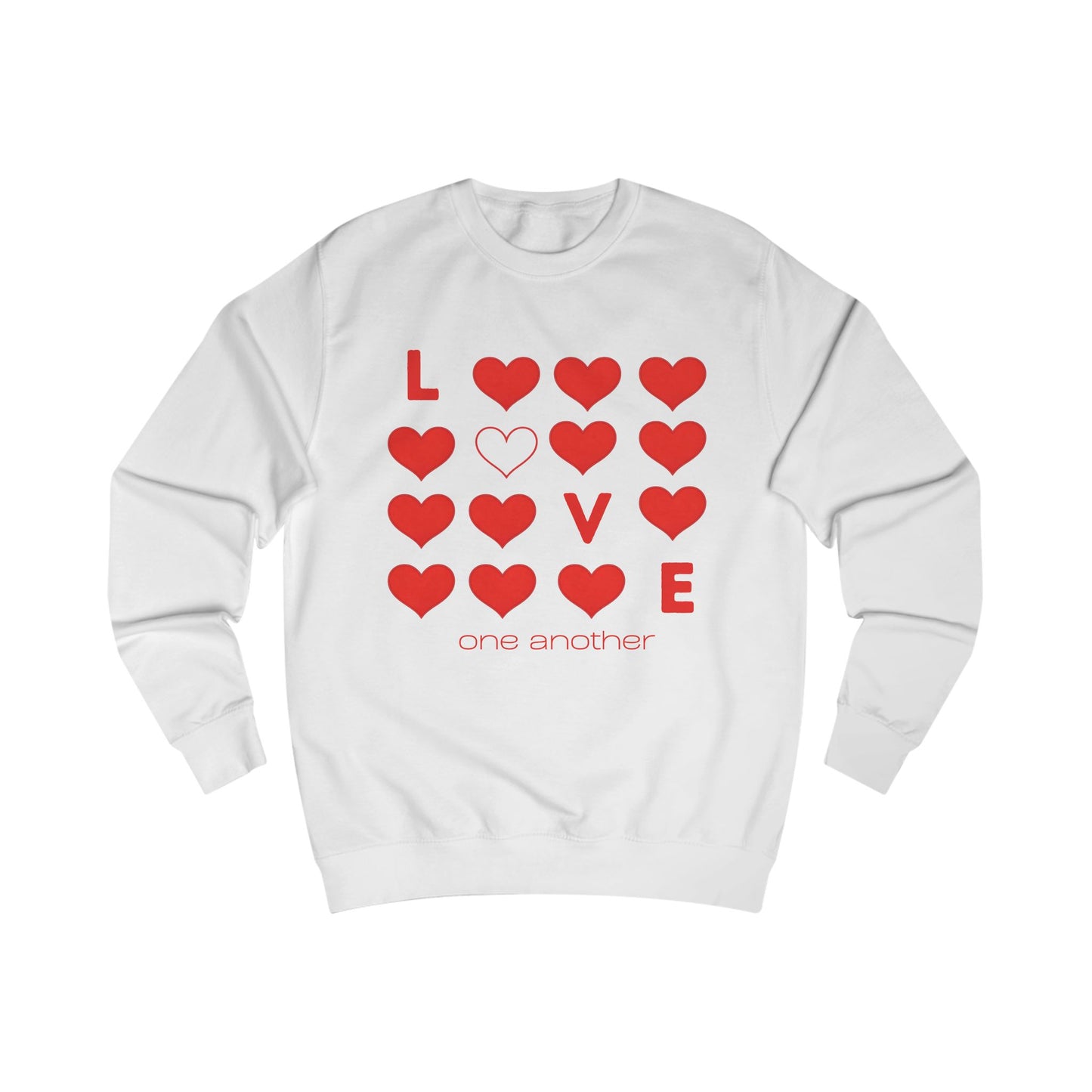 Love One Another Christian Womens Sweatshirt - Faith-Based Apparel