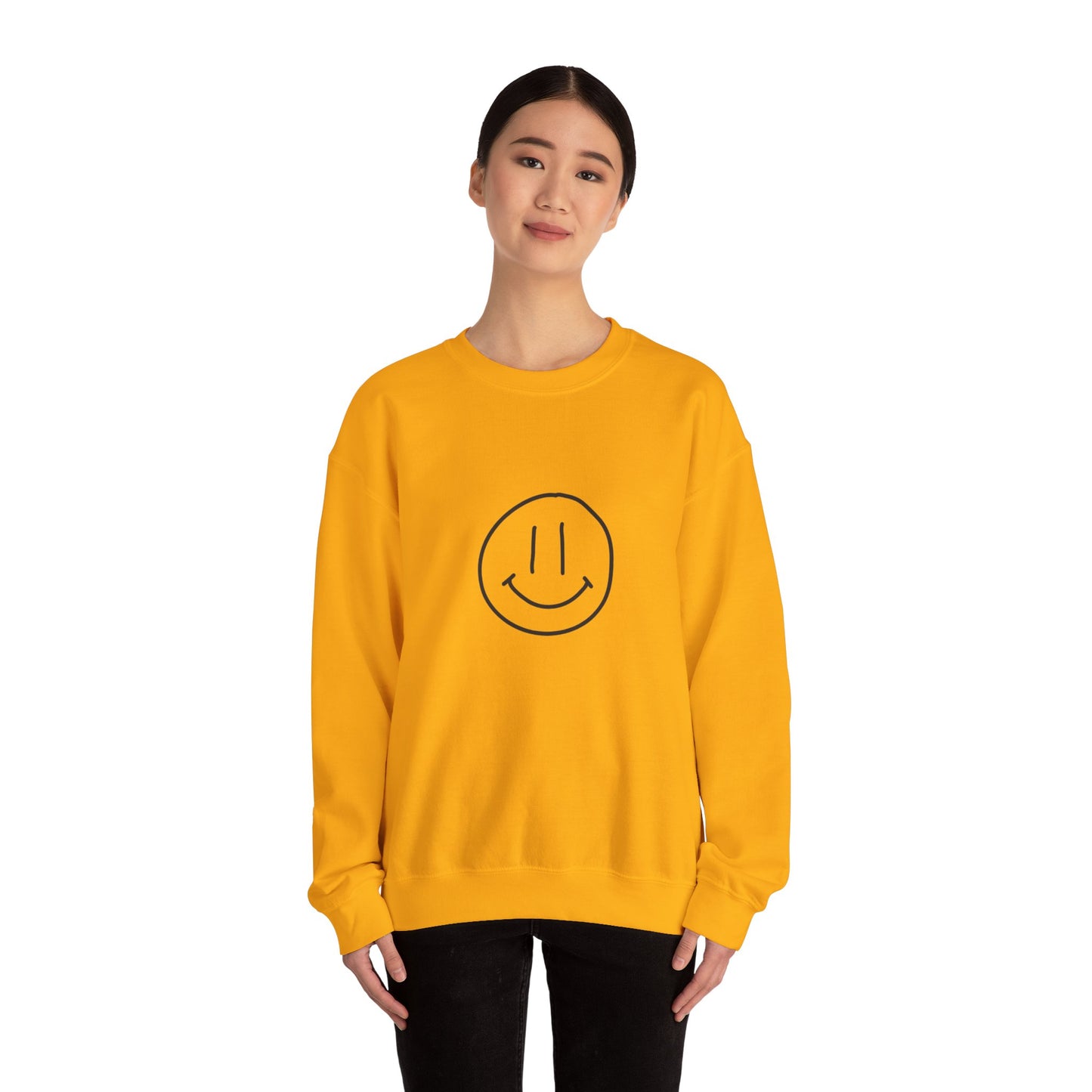 Smile Jesus Loves You Christian Sweatshirt – Faith-Based Inspirational Crewneck